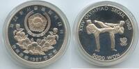 Südkorea 5000 Won Silber 1987 G3809 - Tae Kwon Do Olympia Seoul 1988 Pro... 167.34 元 含税 ＋  83.67 元 运费