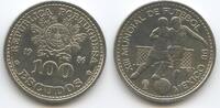 Portugal 100 Escudos M#5685 Fussball WM Mexiko 86 -