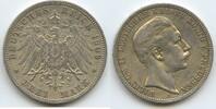 Deutsches Reich Kaiserreich Preussen 3 Mark Silber S0142 - Wilhelm II. 1888-1918 German States Prussia -