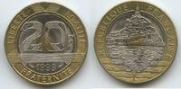Frankreich 20 Francs Trimetall G1917 - Mont Saint Michel France -