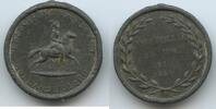 Niederlande Königreich Zinnmedaille G15573 - Schlacht von Waterloo - Kroonprins Van Oranje - Hollands Glorie -