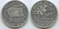 Vereinigten Staaten von Amerika USA Medaille PA706 - Oklahoma Sooner State - Mistletoe -