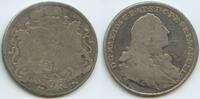 Bayern Königreich 1 Wappentaler Silber M#5030 - Maximilian III. Joseph 1745-1777 -