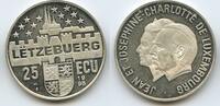 Luxemburg 25 Ecu Silber M#8116 - Jean & Josephine-Charlotte Luxembourg -