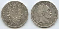 Deutsches Reich Kaiserreich Preussen 5 Mark Silber S0184 - Wilhelm I. 1861-1888 Kingdom of Prussia German states -