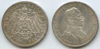 Deutsches Reich Kaiserreich Preussen 3 Mark Silber S0556 - Wilhelm II. 1888-1918 German States Prussia -