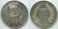 Indien Republik 20 Rupees Silber 1973 GS1185 - Food for all FAO - Grow M... 267.75 元 含税 ＋  83.67 元 运费