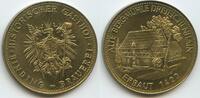 Deutschland Frankfurt am Main Bronzemedaille Biermarke G11089 - Alte Bergmühle Dreieichenhain - Binding-Brauerei Historischer Gasthof -