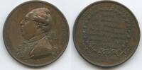 Frankreich Bronzemedaille M#7428 - Jacques Necker Finanzminister -