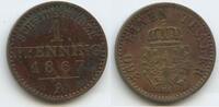Brandenburg-Preußen 1 Pfennig G14115 - Wilhelm I. 1861-1888 Prussia -