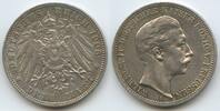 Deutsches Reich Kaiserreich Preussen 3 Mark Silber S0086 - Kaiser Wilhelm II. 1888-1918 Kingdom of Prussia German states -