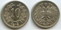 Österreich Kaiserreich 10 Heller Bindenschild G5565 - Franz Joseph I. 1848-1916 Shield on eagle Austria -