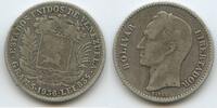 Venezuela 1 Bolivar Silber (Gram 5) H0403 - Simón Bolívar United States of Venezuela -