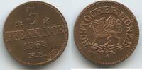 Mecklenburg-Rostock Stadt 3 Pfennig Neuprägung M#8554 - Rostocker Münze - City of Rostock -