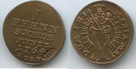 Goslar Stadt 1 Pfennig Neuprägung M#8588 - City of Goslar -
