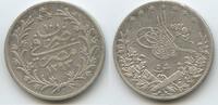 Ägypten 5 Qirsh Silber (5 Piastres) H0430 - Abdul Hamid II. 1876-1909 Egypt -