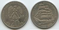 Polen 20 Zlotych (20 Złotych) G4276 - Segelschiff Daru Pomorza 1930-1980 Poland Polskich -