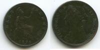 Großbritannien United Kingdom ½ Penny (Half Penny) G2240 - Queen Victoria 1837-1901 Great Britain -