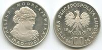 Polen 100 Zlotych Silber H0047 - Helena Modrzejewska 1840-1909 Poland -