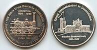 Deutschland Bundesrepublik Medaille Eisenbahn GX913 - Bahnhof Braunschweig Wolfenbüttel Bad Harzburg - Lokomotive Swift -
