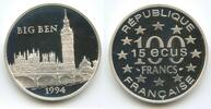 Frankreich 15 Ecu (100 Francs) G0061 - Big Ben London United Kingdome -
