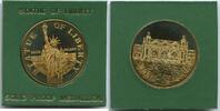 Vereinigten Staaten von Amerika USA Medaille GX721 - Statue of Liberty Ellis Island Solid Proof Medallion in Box -