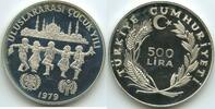 Türkei 500 Lira Silber GS1240 - International Year of the Child Turkey -