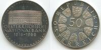 Österreich 2.Republik 1945-2001 50 Schilling GS1430 - Proof National Bank 1816-1966 Austria -