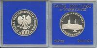 Polen 100 Zlotych Silber GS536 - Castle in Warsaw Poland -