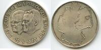 Deutschland Bundesrepublik Silbermedaille GX347 - Das Deutsche Gespräch zu Erfurt - Willy Brandt & Willi Stoph -