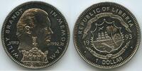 Liberia 1 Dollar GS1233 - Willy Brandt 1913-1992 In Memoriam Germany Deutschland -