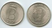 Belgien Königreich 250 Francs Silber GS645 - 25th Anniversary of Accession of Baudouin I. Belgium -