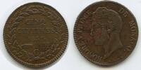 Monaco Fürstentum 5 Centimes G3675 - Honore V. 1819-1841 -