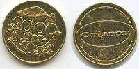Österreich Glücksbringer Glücksmünze Neujahrsmünze L2476 - Organon (Pharmaunternehmen) Hufeisen, Glücksklee, Glückspilz -
