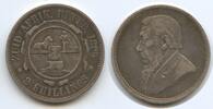 Südafrika Zuid Afrikaansche Republiek 2 Shillings (Two Shillings) Silber H0106 - RARES JAHR - Paul Krüger South Africa ZAR -