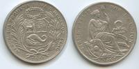 Peru Un Sol de Oro G2823 - Seated Liberty -