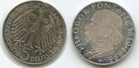 Deutschland Bundesrepublik 5 Mark Silber G7849 - Theodor Fontane 1819-1898 Federal Republic BRD -