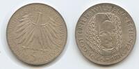 Deutschland Bundesrepublik 5 Mark Silber S0222 - Gottfried Wilhelm Leibnitz Germany Federal Republic -