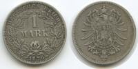 Deutsches Reich Kaiserreich 1 Mark Silber G10265 - Wilhelm I. 1871-1888 Germany Empire -