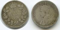Kanada 10 Cents Silber G6545 - King George V. 1910-1936 Canada -