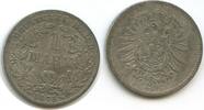 Deutsches Reich Kaiserreich 1 Mark Silber G4746 - Wilhelm I. 1871-1888 Germany Empire -