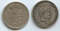 Italien Neapel und Sizilien 120 Grana (Piaster) Silber G1722 - Ferdinando II. 1830-1859 Italy Kingdom of the Two Sicilies -