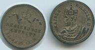 Deutsches Reich Preussen Medaille M099 - Regierungs-Antritt Kaiser Wilhelm II. -