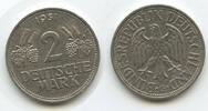 Deutschland Bundesrepublik 2 Mark G7836 - RAR Ähren mit Trauben BRD Germany -