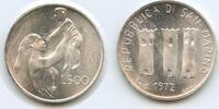 San Marino 500 Lire Silber G12009 - Mother lifting child in air - Maternity -