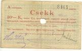 Ungarn 10 Koronarol GB104 - Banknote Hungary CSEKK PAPA Paper Money -