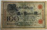Deutsches Reich Kaiserreich 100 Mark GB421 - Reichsbanknote Banknote Paper Money Germany -