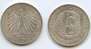 Deutschland Bundesrepublik 5 Mark Silber S0221 - Gottfried Wilhelm Leibnitz Germany Federal Republic -