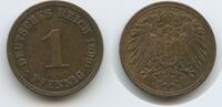 Deutsches Reich 1 Pfennig G9614 - Wilhelm II. 1888-1918 Germany Empire -