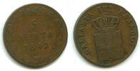 Griechenland 5 Lepta G3008 - RAR Otto von Bayern 1831-1863 Greece -